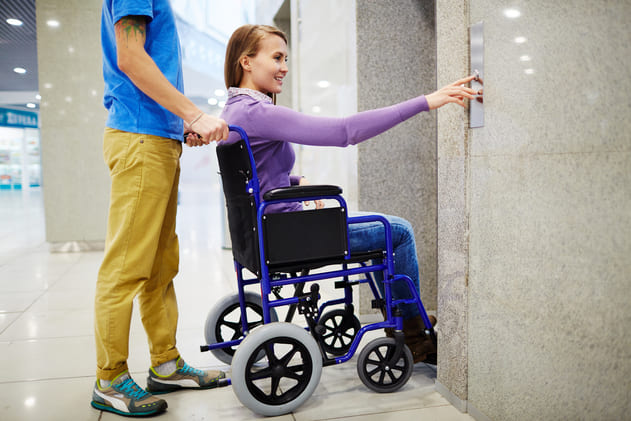 Ανελκυστήρες ΑΜΕΑ, κατηγορίες αναπηρίας που λαμβάνονται υπόψη